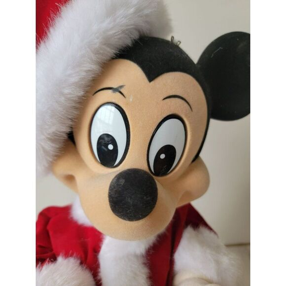 Telco Mickey Mouse Animated Music motionette Santa Claus Xmas decor - Picture 7 of 16